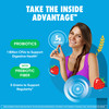 Digestive Advantage Prebiotic Fiber Gummies + Probiotics for Gut Health, 5g