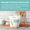 Himalaya Organic Psyllium Whole Husk, Natural Daily Fiber Supplement