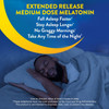 MidNite Extended Release Medium Dose, 6 mg Melatonin Sleep Aid, Non-Habit