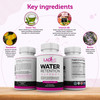 Water Retention Pills for Women Bloating Relief with Vitamin B6, Dandelion &