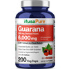 NusaPure Guarana Extract 20:1 Extract, 300 mg Equivalent to 6,000 mg per Veggie