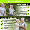Complete Gut Health for Women and Men with Probiotic, Prebiotic, Postbiotic &