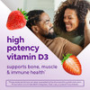 vitafusion Extra Strength Vitamin D3 Gummy, Strawberry Flavored Bone and Immune