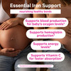 Pink Stork Prenatal Iron Supplement Gummies for Women