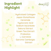 Dear Face 2 Packs Beauty Milk Japanese Collagen Melon Drink
