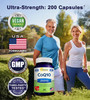 aSquared Nutrition CoQ10 (400mg Max Strength, 200 Capsules)