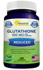 aSquared Nutrition Reduced Glutathione 500mg Per Serving Supplement -200