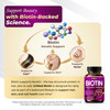 GriMed BIOTIN with Collagen + Keratin 7,275mg Strong Nails & Hair, Radiant Skin