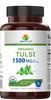 Brieofood Organic Tulsi (Holy Basil) 1500mg, 45 Servings, Vegetarian, Gluten