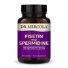 Dr. Mercola Fisetin and Spermidine, 30 Capsules 125 mg Fisetin, Non-GMO, Gluten