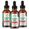 Pure Wellness Organic Hemp Seed Oil (2 Oz), Peppermint Flavor, High Potency
