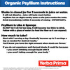 Yerba Prima Organic Psyllium Whole Husks Colon Cleanser - 20 oz