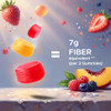 Vitamatic Prebiotic Fiber Gummies for Adults, 7G Extra Strength, Zero Sugar