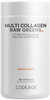 Codeage Multi Collagen Protein + Organic Raw Greens Superfood Capsules