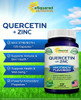 aSquared Nutrition Quercetin 1000mg with Zinc Supplement