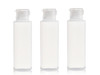 100ML 100G 3.4oz Clear Empty Travel Soft Flip Cap Tubes Plastic Squeezable and Refillable Travel Containers For Facial Cleanser Shampoo Conditioner S