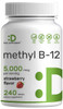 DEAL SUPPLEMENT Methyl B-12 Vitamins 5000 mcg, 240 Chewable Tablets