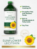 Carlyle Sunflower Lecithin Liquid - 16 oz - 2 Pack