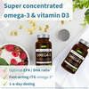 Igennus Advanced rTG Omega-3 IFOS Certified Wild Fish Oil & Vitamin D3, 1-a-Day