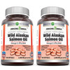 Amazing Omega Wild Alaskan Salmon Oil 2000mg Per Serving Softgels Supplement