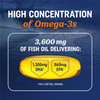 Triple Strength Omega 3 Fish Oil 3600 mg - EPA & DHA
