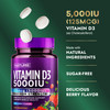 Built by Nature Chewable Vitamin D3 5000 IU - Vitamin D Supplement Chews