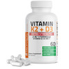 Bronson Vitamin K2 (MK7) with D3 Extra Strength Supplement Bone Health Non-GMO