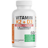Bronson Vitamin K2 (MK7) with D3 Extra Strength Supplement Bone Health Non-GMO