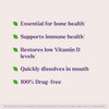 Natrol Fast Dissolve Vitamin D3 2,000 IU, Dietary Supplement for Bone and Joint
