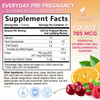 Folic Acid Gummies for Women 785 mcg