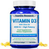 YounGlo Research Vitamin D3 4000 IU Dietary Supplement to Promote Healthy Bone &