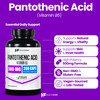 Healthfare Pantothenic Acid 500mg Vitamin B5 Supplement