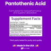 Healthfare Pantothenic Acid 500mg Vitamin B5 Supplement