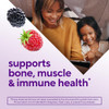 vitafusion Vitamin D3 Gummies, Bone and Immune Support, Peach, Blackberry