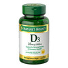 Nature's Bounty Vitamin D3 1000 IU Softgels, Immune Support, Promotes Healthy