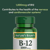 Nature's Bounty Vitamin B12 1000 mcg Supplements, Supports Energy Metabolism
