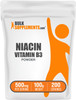 BulkSupplements.com Niacin Powder - Vitamin B3 Supplement, Niacin Flush