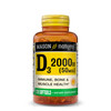 MASON NATURAL Vitamin D3 2,000 IU Ultra Strength, Supports Bone Density