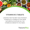NaturesPlus Vitamin B12 500 mcg - 90 Tablets - Energy & Immune Health Support