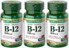 Nature's Bounty B-12 Quick Dissolve Tablets 500 Mcg, 300 Tablets (3 X 100 Count