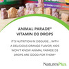 NaturesPlus Animal Parade Liquid Vitamin D3 Drops for Children - 400 IU, 10 mL