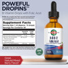 KAL Vitamin B-6 B-12 Folic Acid DropIns, Liquid Vitamin B Supplement Drops