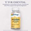 SOLARAY Vitamin E 400 IU (268mg), Dry Form with Mixed Tocopherols Vitamin E