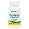 NaturesPlus Vitamin D3 2500 IU - 90 Softgels - Bone Strength & Immune Support