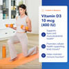 Pure Encapsulations Vitamin D3 10 mcg (400 IU)