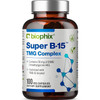 biophix Super B-15 100 Veggie Caps - Niacin Calcium Choline Inositol DMG TMG