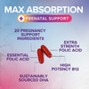 Prenatal Vitamins for Women with Folic Acid + Omega 3 DHA for Fetal Brain