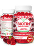 Lunakai USA Made Biotin Gummies 5000mcg with Vitamin C & E