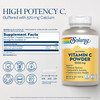Solaray Vitamin C Ascorbic Acid Powder 5000mg