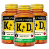 MASON NATURAL Vitamin K2 + D3, 300,Day Supply, with Calcium for Normal Bone
